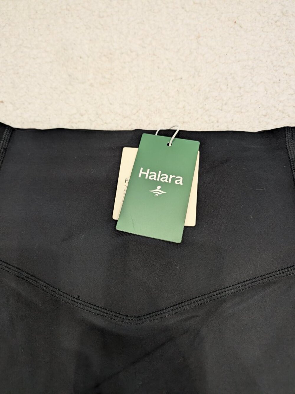 Halara Black High Waisted Leggings Womens Small Full Length NWT - Picture 4 of 10